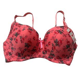 PINK LOVER Rose Garden Push Up Bra